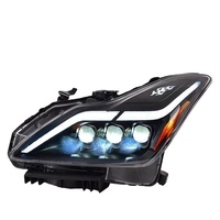 Phares LED blancs froids Q Infiniti G37 2008-2015 avec animation de démarrage DRL, nouveaux, 12V, pour coupé et cabriolet Q60, lampes avant de voiture