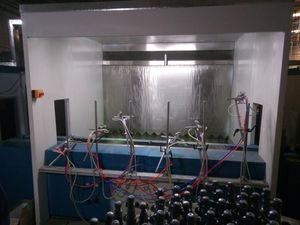 Sistema di Circolazione Acqua XCWDTDR a Risparmio Idrico, Cabina di Verniciatura a Cascata d'Acqua Regolabile per Officine di Verniciatura Economiche - Product Image 3