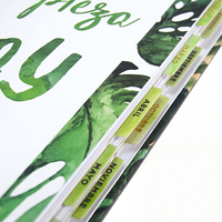 Impression de planificateur spirale personnalisé, planificateur relié par spirale avec pages mensuelles, service d'impression d'agenda personnalisé