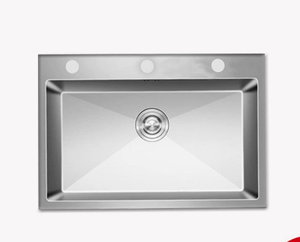 Fregadero de Cocina de Acero Inoxidable para Cafetería, Diseño de un Solo Tazón o Múltiples Tazones - Product Image 4