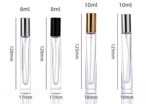 Botol Kaca Semprot Amber Sprayer, Isi Ulang 5Ml 10Ml 15Ml 20Ml, Botol Sampel Parfum