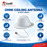 Antenne de plafond CenRF Omni DAS 698-2700MHz 3/5dBi WiFi/LTE RF extérieure