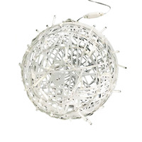 LED-Rattankugel-Licht für Außenbereich, Landschaftsbeleuchtung, Park- und Platzbeleuchtung, Weihnachtskugel, Hängende Baumbeleuchtung, Kleine Bunte Lichter