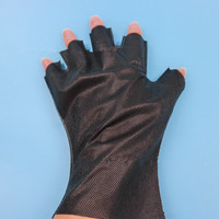 Gants anti-rayonnement UV pour longs ongles, 9 pièces, pour se protéger des radiations, contre les UV LED, Gel à ongles, laque, sèche-ongles