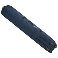 Sac de voyage rembourré pour skis, robuste et approuvé par les compagnies aériennes, pour 1 à 2 paires de skis, bottes et bâtons