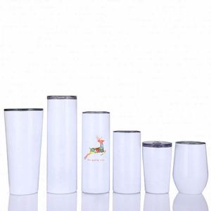 AGH Tasse à café isotherme double paroi en acier inoxydable 8oz/12oz pour adulte avec couvercle, paille et poignée, idéale pour les fêtes, écologique, moderne et luxueuse - Product Image 5
