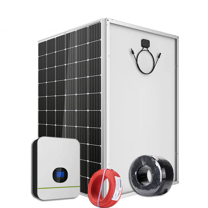 Yiwu Donghui green energy solar system with battery complete price 10kw hybrid single phase