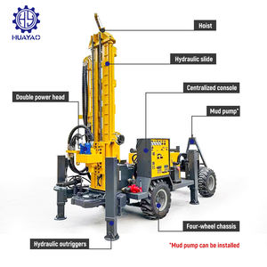 เครื่องเจาะล้อ200ม. แท่นขุดเจาะดินเครื่องเจาะดินแบบเคลื่อนที่ - Product Image 2