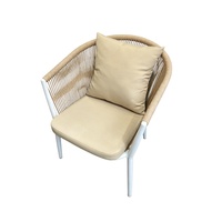 Ming Yi Ensemble de chaises en bambou tressé d'extérieur, style nordique contemporain, mobilier de loisirs pour gîtes, balcon, jardin, cour et extérieur