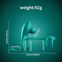Doppelter Penisring mit Vibration, Silikon, für Paare, 10 Vibrationsmodi, Verzögerung der Ejakulation, wiederaufladbar, wasserdicht, Sexspielzeug für Männer