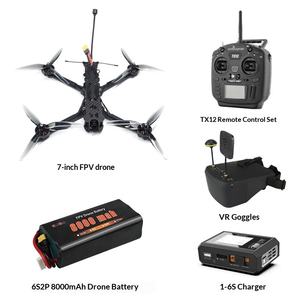Quadcopter de Carreras FPV de 7 Pulgadas, Combo 6 en 1 FPV-0700-6IN1, 5.8G 1.6W VTX ELRS 915 RTF - Product Image 5