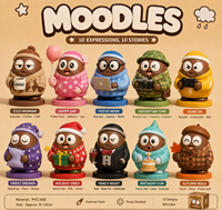 Juguete Sorpresa Personalizado de PVC con Forma de Huevo, 8.5cm, Figura Coleccionable Premium de Diseño, Irremovible, Temática de Películas y TV, para Arte y Juguetes