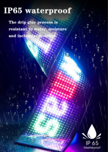 Pantalla LED Flexible Luminosa para Coche, Letrero Ojo de Diablo, Control Remoto por APP, Panel de Matriz Programable, Animación de Texto, Adhesivo para Ventana de Coche - Product Image 4