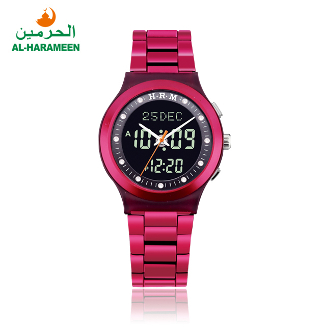 Al Harameen Factory Muslim Arabic Dial Watch HA-6106  Wrist Watch for Men