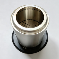 Grille de barbecue en acier inoxydable 304 de 22 cm pour foyer à granulés de table