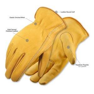 High Quality Adjustable Wrist Driving <b>Gloves</b> Breathable Driving <b>Gloves</b> with Soft Inner Lining for Comfortable All Season Use - Product Image 3