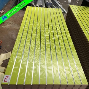 Bảng Điều Khiển Tường Slat/Slatwall/Khe <span class=keywords><strong>Mdf</strong></span> <span class=keywords><strong>Board</strong></span> Được Sử Dụng Để Hiển Thị - Product Image 4