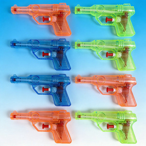 Mini pistola de agua de plástico transparente, juguete de verano para niños, unisex, con pulverizador de agua, divertido para uso en exteriores - Product Image 1