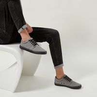 Chaussures en toile de style tennis à enfiler, logo personnalisé, fabriquées à Wenzhou, pour hommes, style sport, extérieur, nouveau style