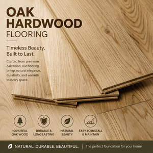 <span class=keywords><strong>Plancher</strong></span> de <span class=keywords><strong>Bois</strong></span> <span class=keywords><strong>Franc</strong></span> Intérieur en Chêne Européen, Fini Lisse Mat, Plus de Styles, pour Salon, Chêne Blanc - Product Image 3
