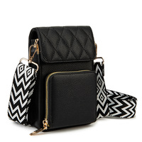 2025 nouveau sac de téléphone portable en cuir grande capacité multi-fonctionnel Anti-Rfid portefeuille guitare sangles sacs à main dames Mini sac à bandoulière
