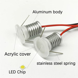 <span class=keywords><strong>Spot</strong></span> LED super mini 1W, éclairage encastré au <span class=keywords><strong>plafond</strong></span> intérieur, 12V, éclairage LED <span class=keywords><strong>orientable</strong></span>, <span class=keywords><strong>spot</strong></span> LED - Product Image 3