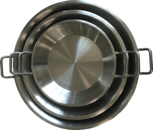 Juego de utensilios de cocina antiadherentes grandes de acero inoxidable Juego de ollas de cocina grandes para cocinar fácilmente - Product Image 1