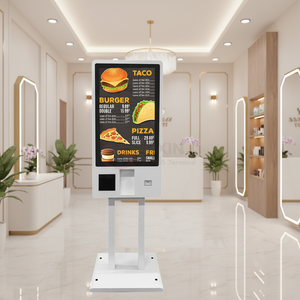 Kiosque de paiement interactif en libre-service WUXIN 21,5/27/32 pouces, kiosque à écran tactile <span class=keywords><strong>automatique</strong></span>, machine de commande <span class=keywords><strong>automatique</strong></span> pour restaurant - Product Image 1