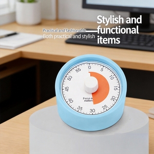 Temporizador Visual <span class=keywords><strong>Pomodoro</strong></span> de 60 Minutos, Digital y Analógico, Bonito y Pequeño, de Plástico ABS, para Cocina, Estudio, Niños, Productividad, Hogar - Product Image 3