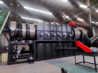 Équipement de carbonisation continue polyvalent pour les feuilles de bananier, outil de carbonisation de la biomasse industrielle