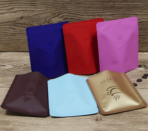 M-star Hotselling custom print plastic zipper pouch 5lb aluminium coffee tea bags food storage bag tin tie coffee bag