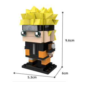 Nouvelles figurines en blocs 2024 avec boîte colorée, <span class=keywords><strong>4</strong></span> styles de personnages, modèle de jouet DIY, figurines de personnages d'anime en blocs - Product Image 2