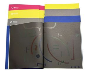 <span class=keywords><strong>Livre</strong></span> d'effets artistiques fluorescents simples et annuels GB, édition de luxe, 4 couvertures, reliure à <span class=keywords><strong>la</strong></span> ligne bleue, sérigraphie, estampage à chaud, papier - Product Image 5