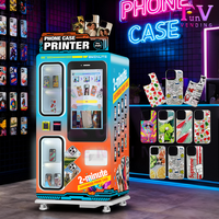 Machine d'impression de coques de téléphone en libre-service pratique - Distributeur automatique multi-paiements avec options prises en charge