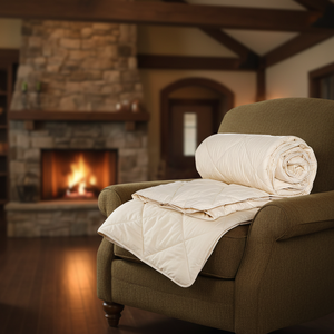 Piumini di lana australiani all'ingrosso set di biancheria da letto set di biancheria da letto piumino di lana con cuciture - Product Image 3