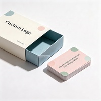 Cartes d'affirmation personnalisées avec citations inspirantes, design OEM, papier mat, soins personnels, méditation, soulagement de l'anxiété