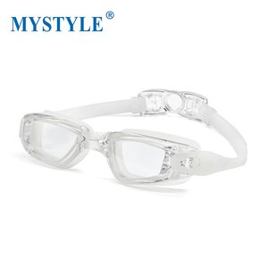 Unisex Silikon-Schwimmbrille mit Rückenverschluss für Kopfbedeckungen, Schwimmbrille Versandbereit - Product Image 3