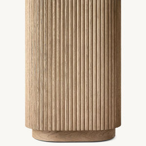 ソリッドウッドサイドボード、北欧ミニマリスト収納キャビネット、レトロな壁に取り付けられた床立てキャビネット、ライトラグジュアリーベッドサイドテーブル - Product Image 2