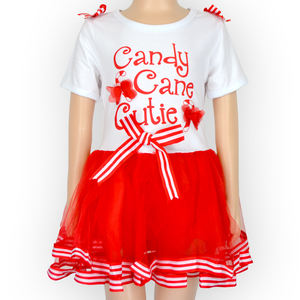 Customization <b>Christmas</b> <b>Candy</b> <b>Cane</b> Infant Girl Clothing Ballet Tutu Dress Beautiful Ballet Skirts Dancewear - Product Image 6