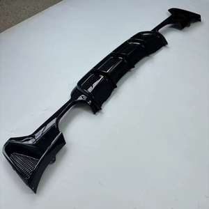 Pour BMW <span class=keywords><strong>Quad</strong></span> Series F32 diffuseur de lèvre de pare-chocs arrière ABS noir brillant diffuseur de lèvre arrière pour voitures - Product Image 4