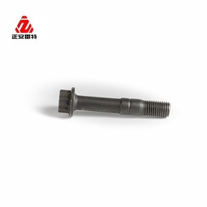 Perno de Cabeza Hexagonal, Acero Métrico Clase 8.8, Recubrimiento Negro, Diámetro de la Tapa de 12 mm, Rosca Gruesa - Product Image 3