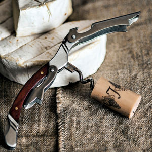 Sacacorchos de camarero Laguiole de doble bisagra con mango de palisandro, <span class=keywords><strong>precio</strong></span> de fábrica - Product Image 5