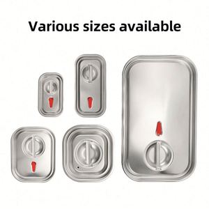Contenedor Gastronómico de Acero Inoxidable Antiadherente para Cocina Comercial y Hotel, con Logotipo Personalizado, Tapa de Silicona - Product Image 4
