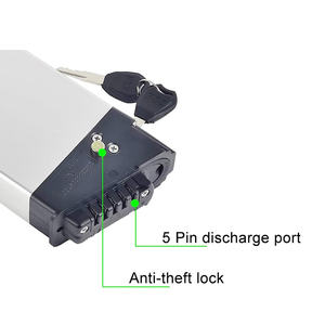 Batterie lithium intégrée invisible pour vélo, pliable, 36V 48V 10Ah 12Ah 13Ah 14Ah - Product Image 4