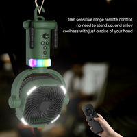 Ventilateur de camping oscillant rechargeable 16000 mAh SABS LOA avec support réglable en hauteur, personnalisable en usine pour Cape Town