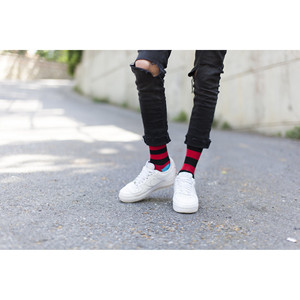 Chaussettes tendance à rayures pour hommes - Product Image 3