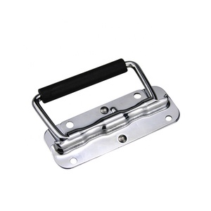 มือจับตู้สี่เหลี่ยมสแตนเลส Haitan LS504-2-110 พร้อมตัว<span class=keywords><strong>ล็อค</strong></span>เหล็กแบบกดสำหรับลิ้นชักในครัว/คลังสินค้า/โรงพยาบาล - Product Image 1