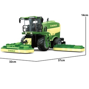2025 plus récent 6613H pulvérisation électrique RC Triple tondeuses <span class=keywords><strong>tracteur</strong></span> <span class=keywords><strong>jouet</strong></span> 2.4GHz 1/24 échelle 6CH alliage radiocommande camion agricole pour les enfants - Product Image 4