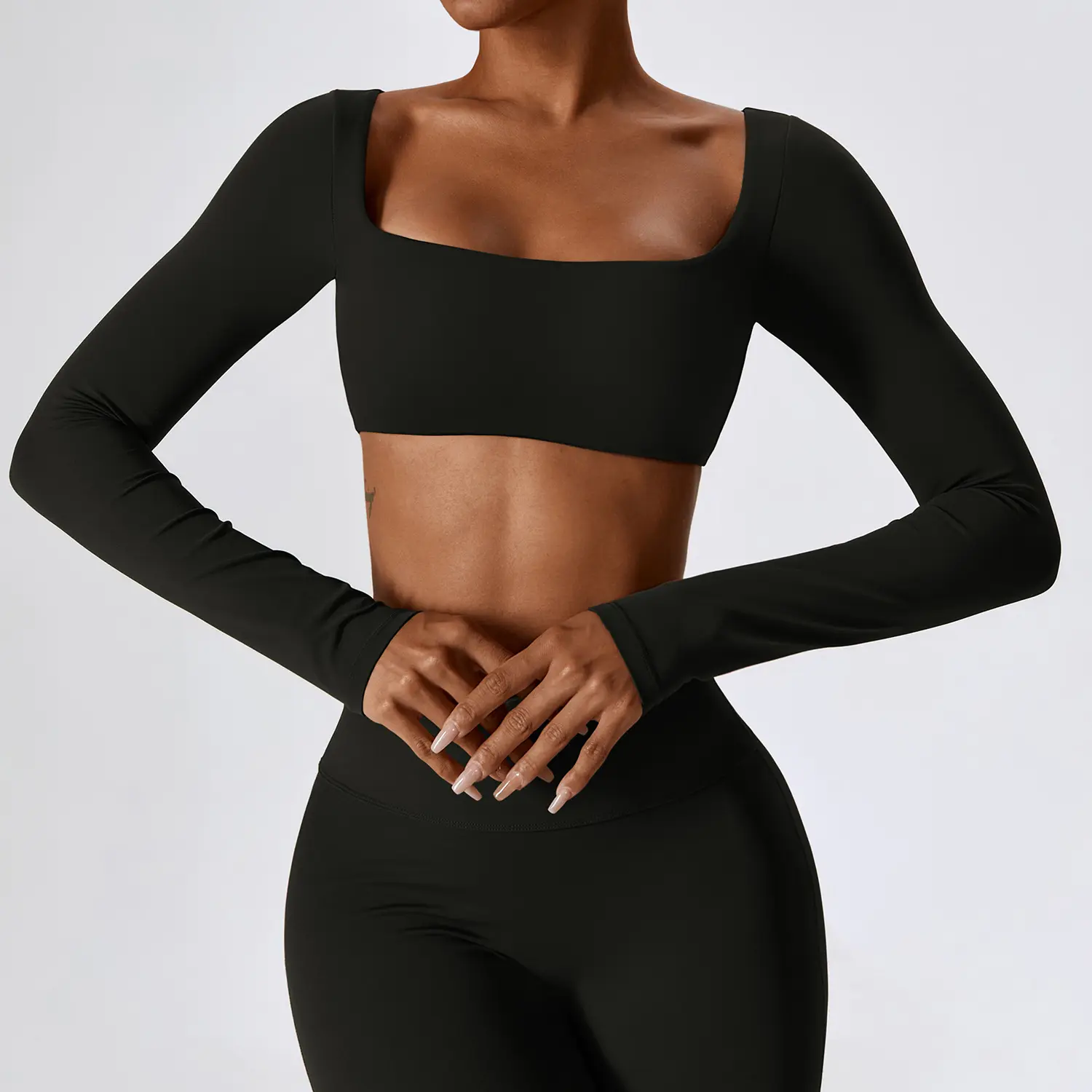 Groothandel Custom Logo Naadloze Activewear Yoga Outfits Vrouwen Gym Fitness Workout Sets Hoge Kwaliteit Fitness Kleding