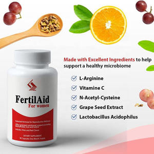 Private Label Vruchtbare Cervicale Slijm Ovulatie Cyclus Hulp Capsules Voor Vrouwelijke Conceptie Gezondheidszorg Supplement L-Arginine - Product Image 3